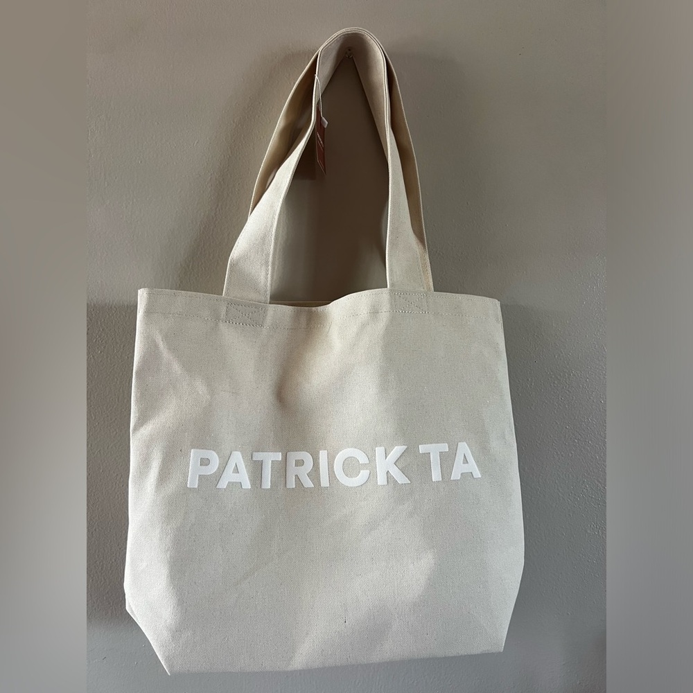 Patrick Ta Cream Tote Bag